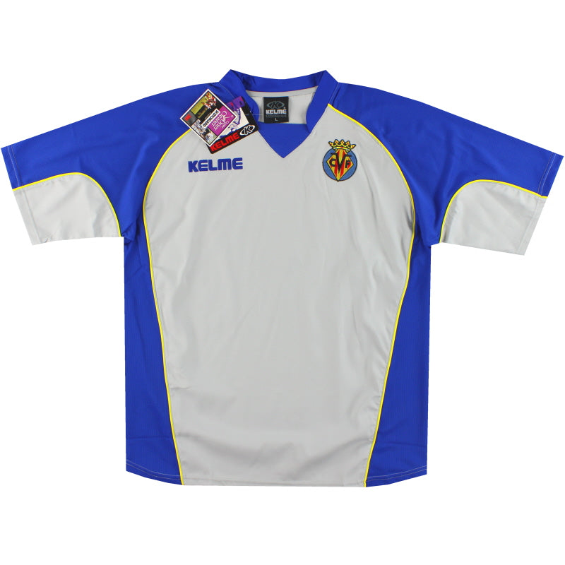 2003-04 Villarreal Kelme Auswärtstrikot *Neu mit Etikett* L