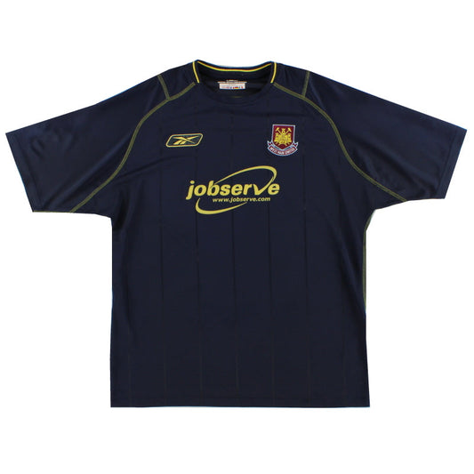2003-04 West Ham Reebok Away Shirt *Mint* XL