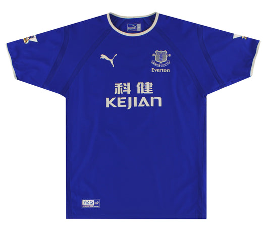 2003-04 Everton Puma Home Shirt Radzinski #8 *Mint* M