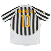 2003-04 Juventus Nike Heimtrikot Del Piero #10 *Neuwertig* XXL