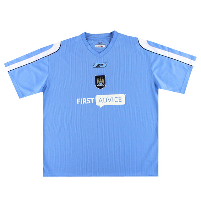 2003-04 Manchester City Reebok Training Shirt XXL