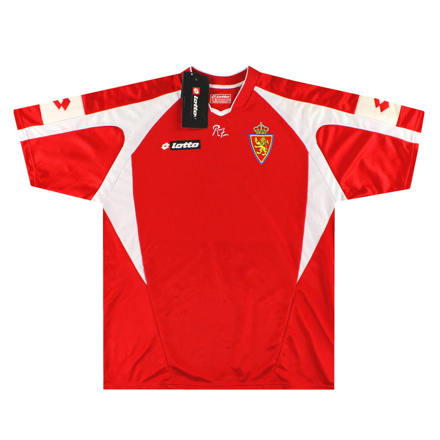 2003-04 Real Zaragoza Lotto Trainingsshirt *mit Etikett* L