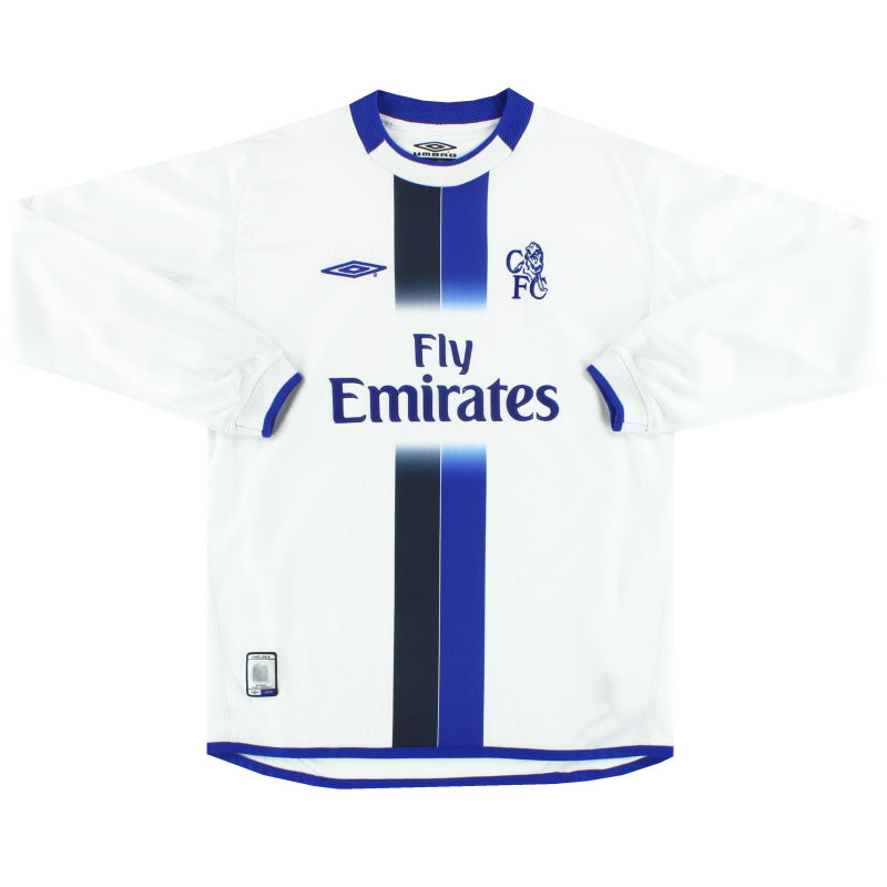 2003-05 Chelsea Umbro Auswärtstrikot L/S