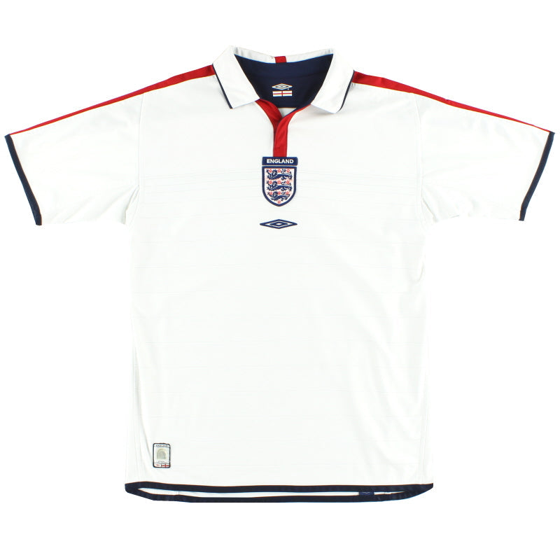 2003-05 England Umbro Heimtrikot XL