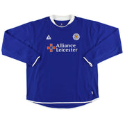 2003-05 Leicester Le Coq Sportif Heimtrikot langärmlig XL