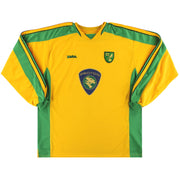 2003-05 Norwich City Heimtrikot Langarm XXXL