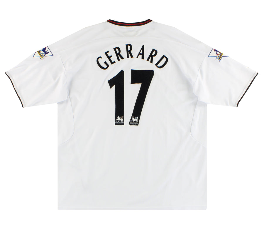 2003-05 Liverpool Reebok Away Shirt Gerrard #17 XL
