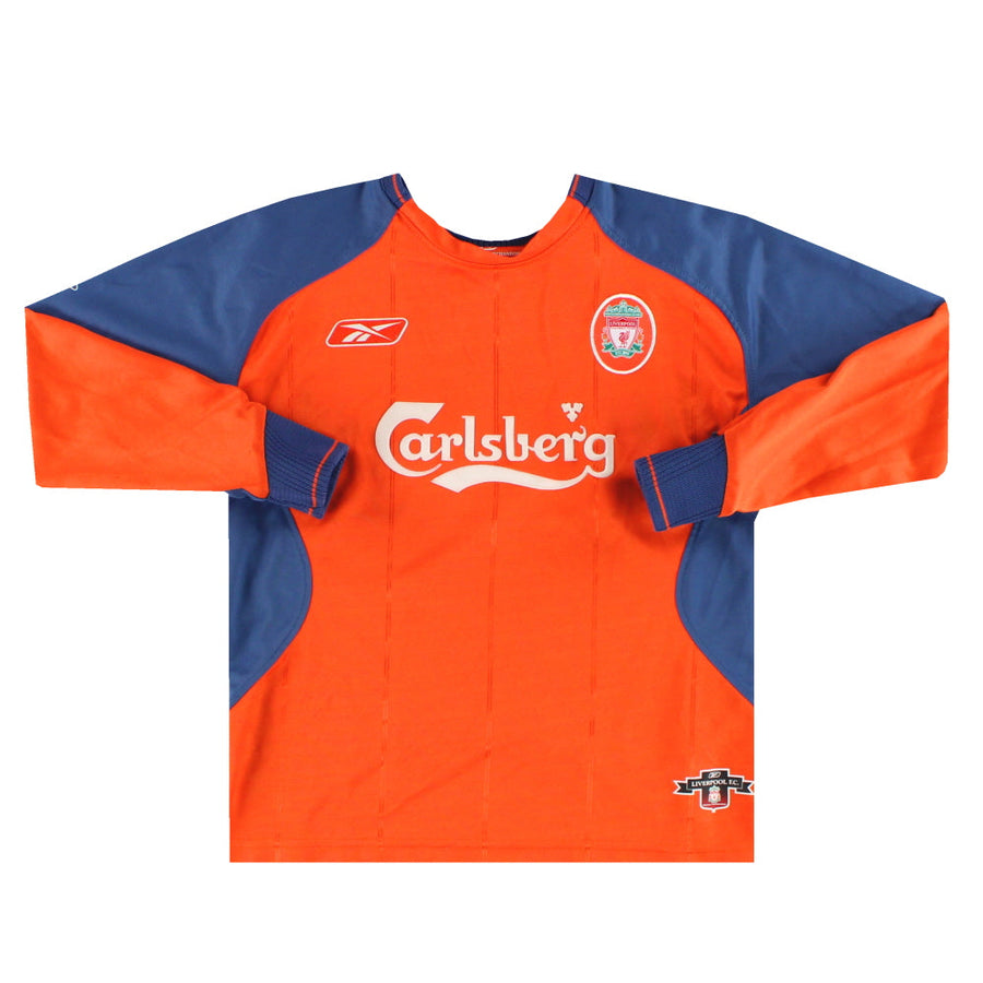 2003-05 Liverpool Reebok Goalkeeper Shirt M.Boys - Classic Football Kit