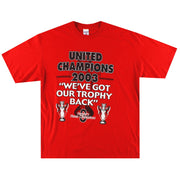 2003 Manchester United Meister T-Shirt XL