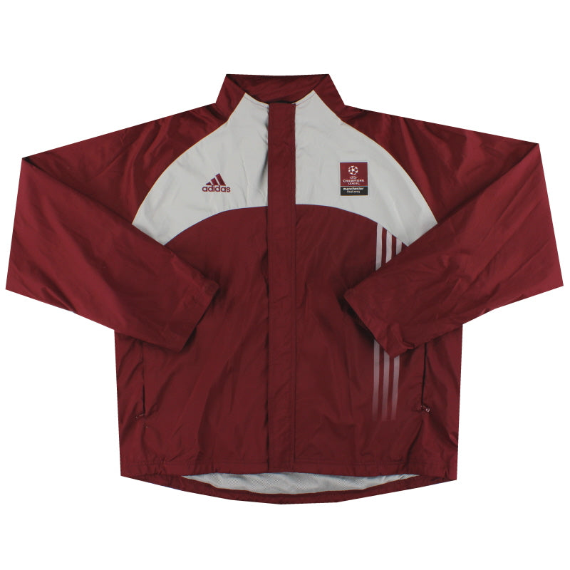2003 UEFA CL Finale adidas Personal-Ausgabe Kapuzen-Regenjacke XXL