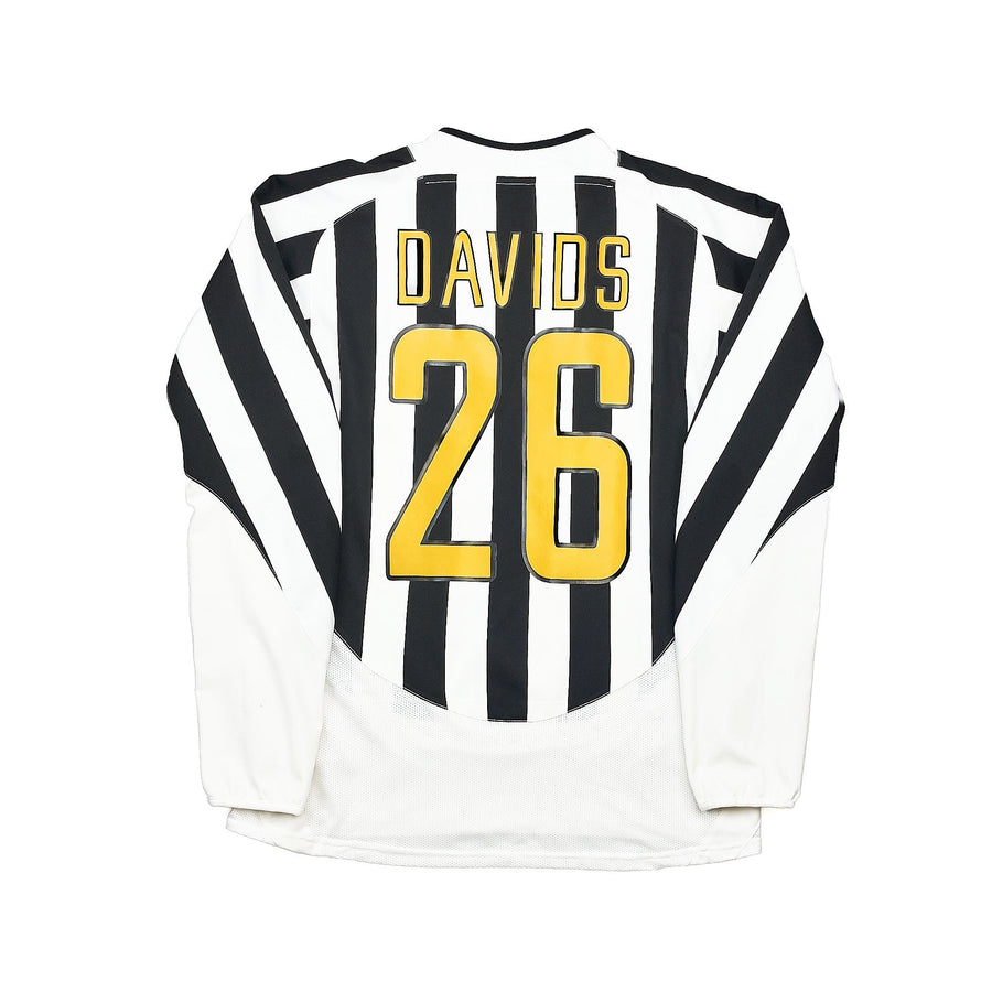 2003/04 Juventus Davids #26 Heimtrikot Langarm (M) Nike