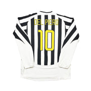 2003/04 Juventus Del Piero #10 Langarm-Heimtrikot (XL) Nike