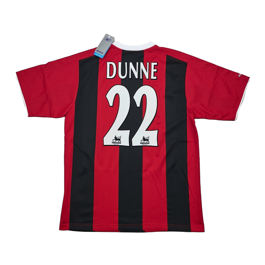 2003/04 Manchester City Dunne #22 *BNWT* Auswärtstrikot (M) Reebok