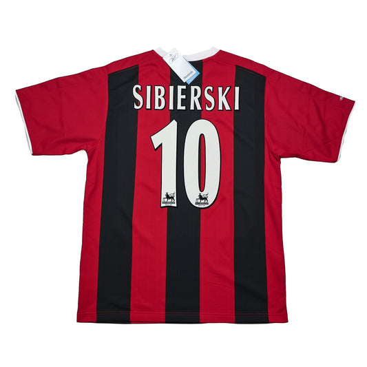 2003/04 MANCHESTER CITY SIBIERSKI #10 *BNWT* AWAY SHIRT (M) REEBOK