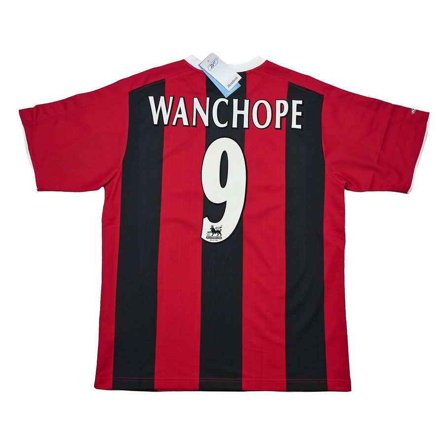 2003/04 Manchester City Wanchope #9 *Neu mit Etikett* Auswärtstrikot (M) Reebok