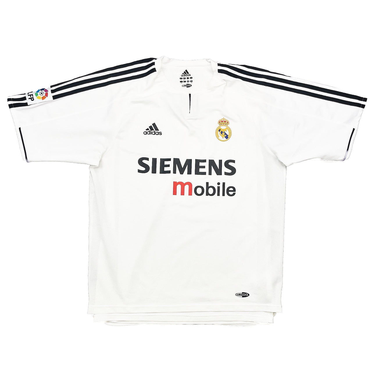 2003/04 Real Madrid Zidane #5 *Player Issue* Home Shirt (L) Adidas
