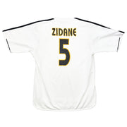 2003/04 Real Madrid Zidane #5 *Player Issue* Heimtrikot (L) Adidas