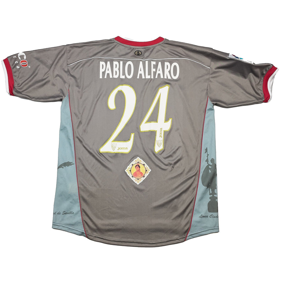 2003/04 Sevilla Pablo Alfaro #24 *Spielertrikot* Drittes Trikot (XL) Joma