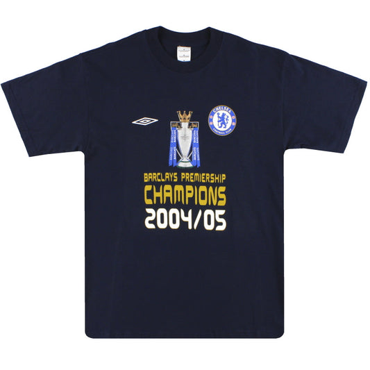 2004-05 Chelsea Umbro Champions T-Shirt L
