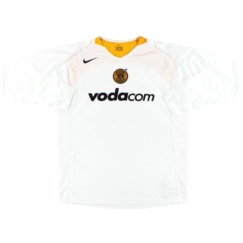 2004-05 Kaizer Chiefs Nike Auswärtstrikot L/S *Mint* XL / Neuwertig / XL