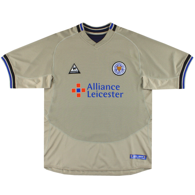 2004-05 Leicester Le Coq Sportif '120 Jahre' Auswärtstrikot XXL