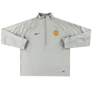 2004-05 Manchester United Nike 1/2 Zip Trainingsoberteil XXL