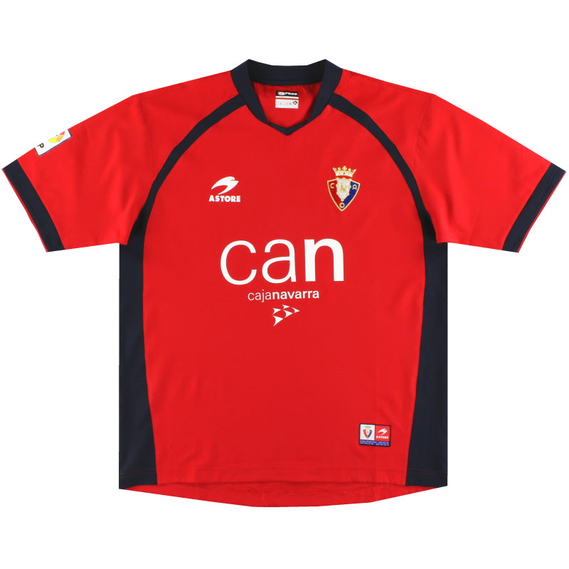 2004-05 Osasuna Astore Heimtrikot *Neuwertig* XL