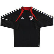 2004-05 River Plate adidas Trainingsjacke mit 1/4-Reißverschluss *Neuwertig* M/L