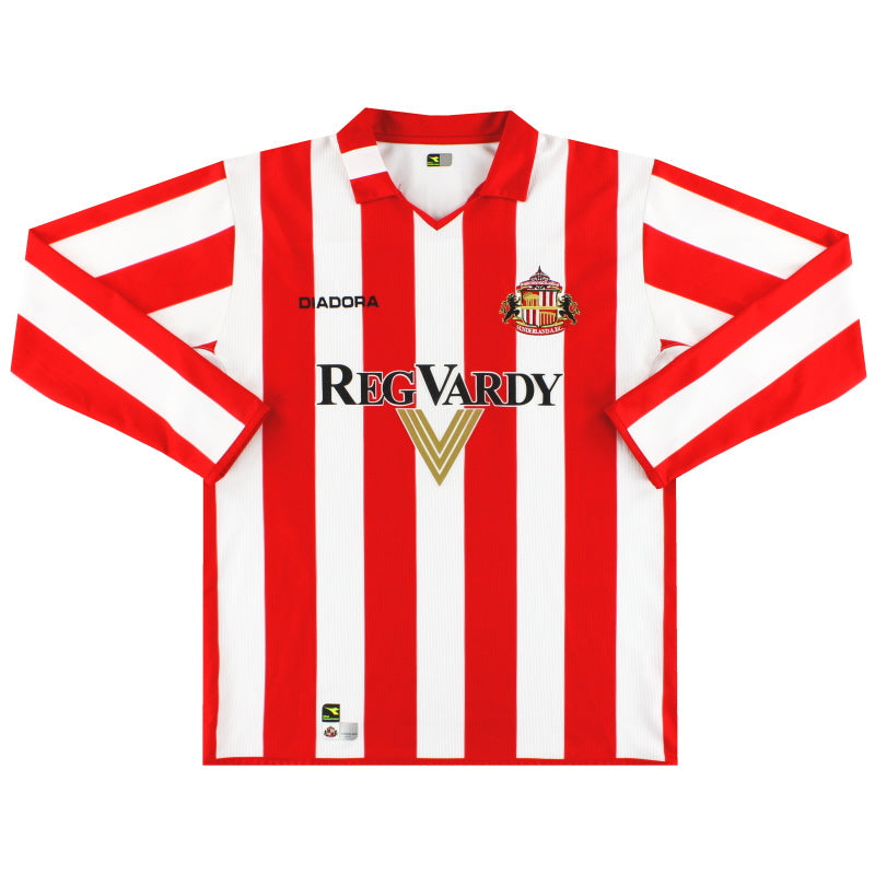 2004-05 Sunderland Diadora Heimtrikot L/S XXL