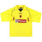 2004-05 Watford Heimtrikot langärmlig M