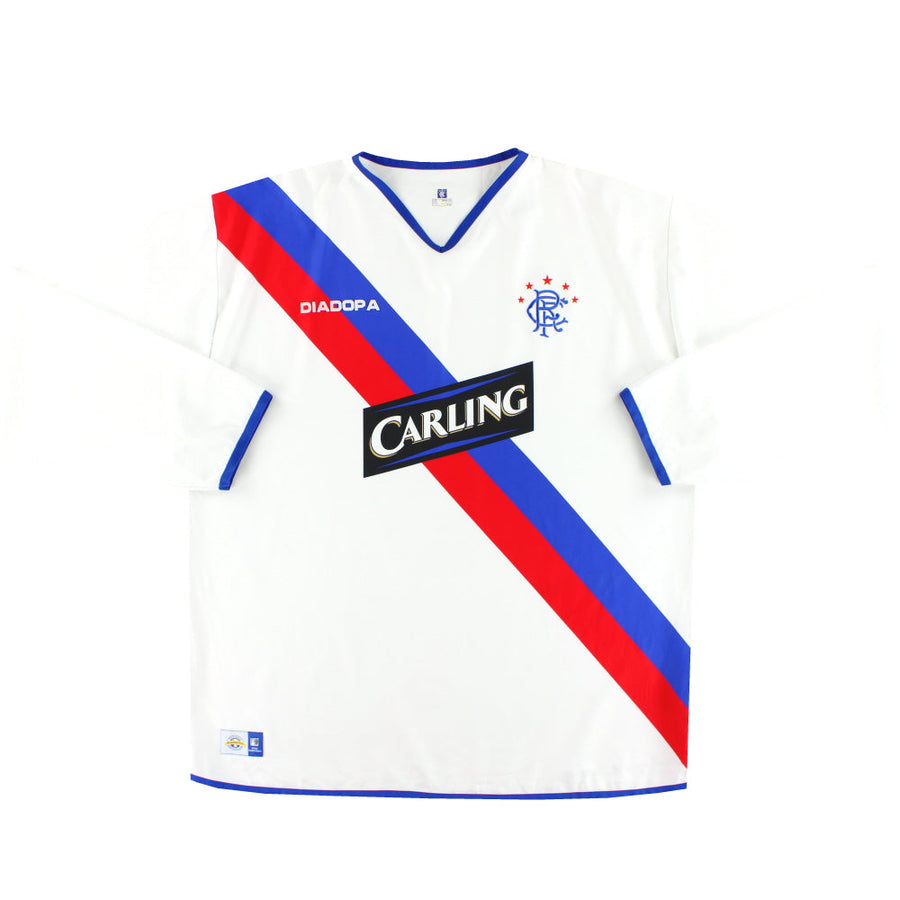 2004-05 Rangers Diadora Auswärtstrikot L/S XXL
