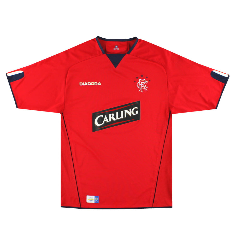 2004-05 Rangers Diadora Drittes Trikot L