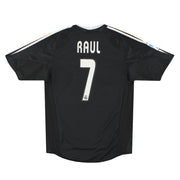 2004-05 Real Madrid adidas Auswärtstrikot Raul #7 *Neuwertig* S
