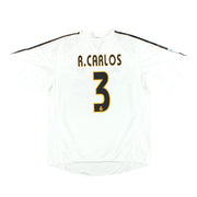 2004-05 Real Madrid adidas Heimtrikot R.Carlos #3 *mit Etiketten* XL