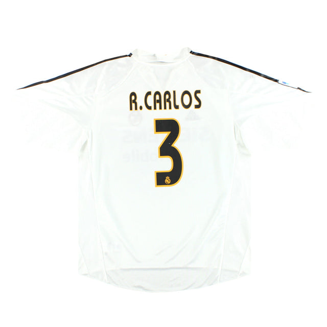 2004-05 Real Madrid adidas Home Shirt R.Carlos #3 *w/tags* XL