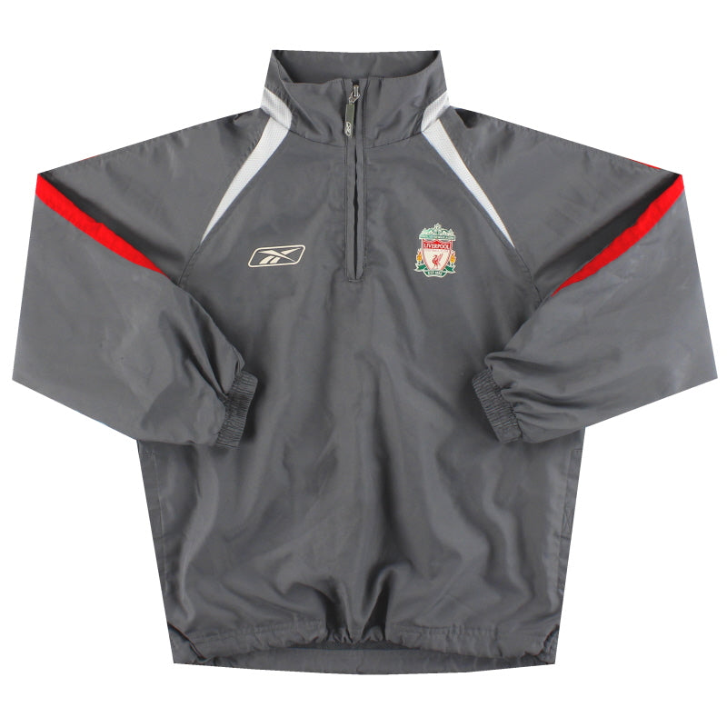2004-06 Liverpool Reebok Regenjacke mit Kapuze Gr. M Jungen