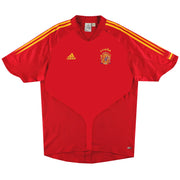 2004-06 Spanien adidas Heimtrikot S