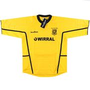 2004-06 Tranmere Rovers Vandanel Auswärtstrikot „Play-Offs“ *mit Etiketten* L