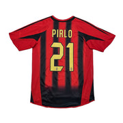 2004/05 AC Milan Pirlo #21 Heimtrikot (M) Adidas