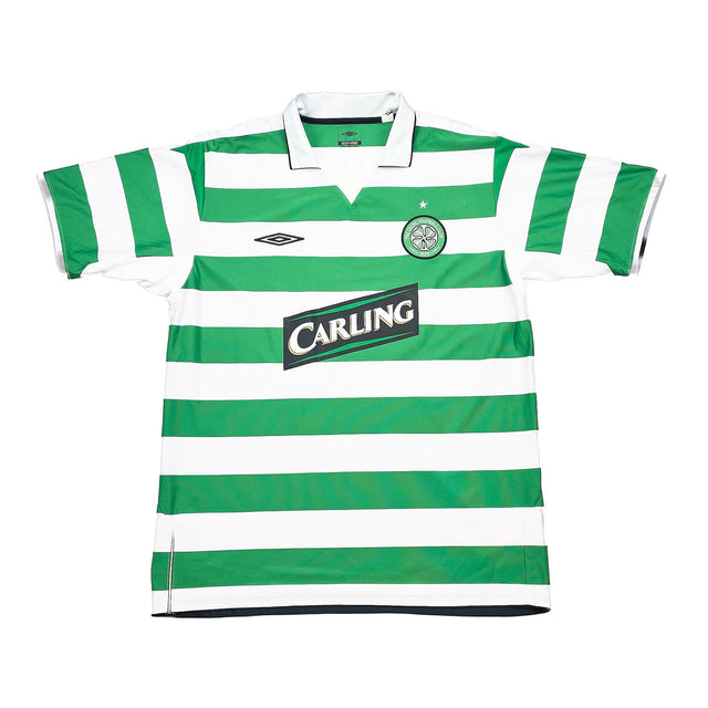 2004/05 CELTIC JUNINHO #8 HOME SHIRT (XL) UMBRO