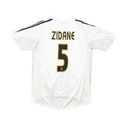2004/05 Real Madrid Zidane #5 *Spielerversion* Heimtrikot (M) Adidas