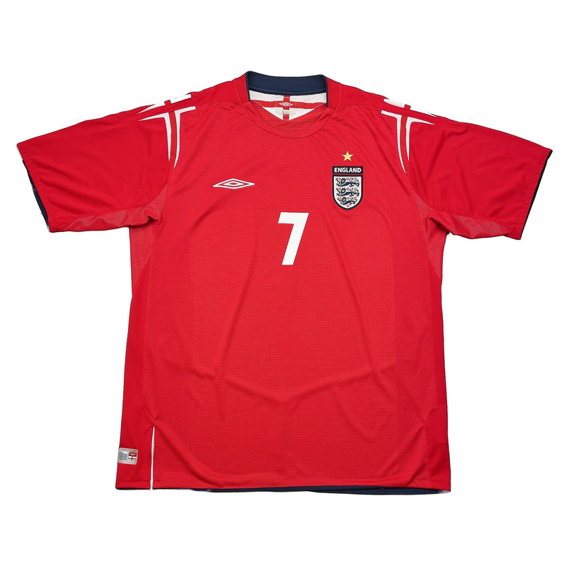 2004/06 England Beckham #7 Away Shirt (XL) Umbro