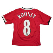 2004/06 Manchester United Rooney #8 Heimtrikot (XS.Kinder) Nike