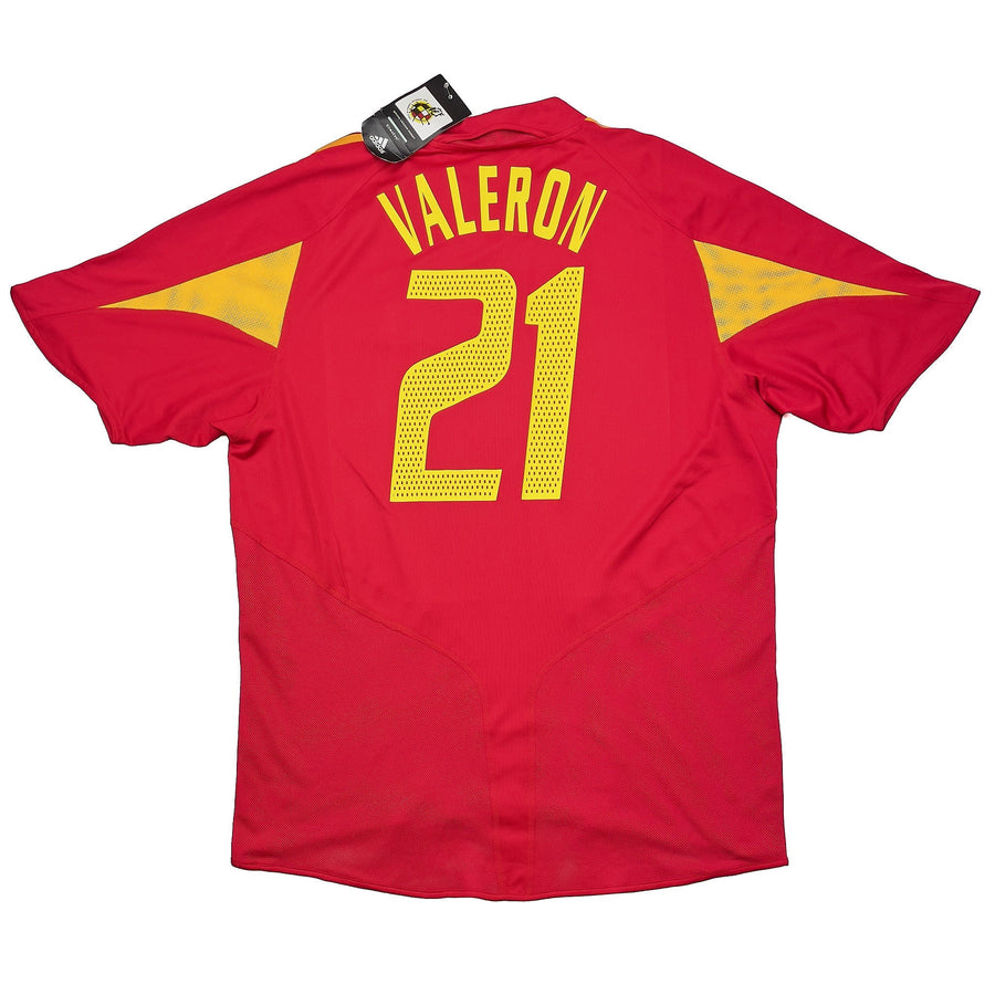 2004/06 Spanien Valeron #21 *BNWT* Heimtrikot (XL) Adidas