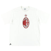 2005-06 AC Mailand adidas Grafik-T-Shirt XL