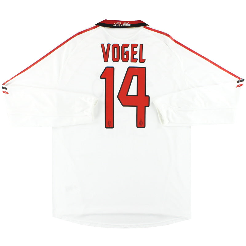 2005-06 AC Mailand adidas Spielerversion "Formotion" Auswärtstrikot Vogel #14 Langarm XL