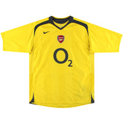 2005-06 Arsenal Nike Auswärtstrikot S