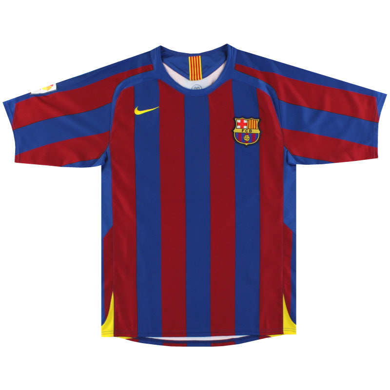2005-06 Barcelona Nike Home Shirt L
