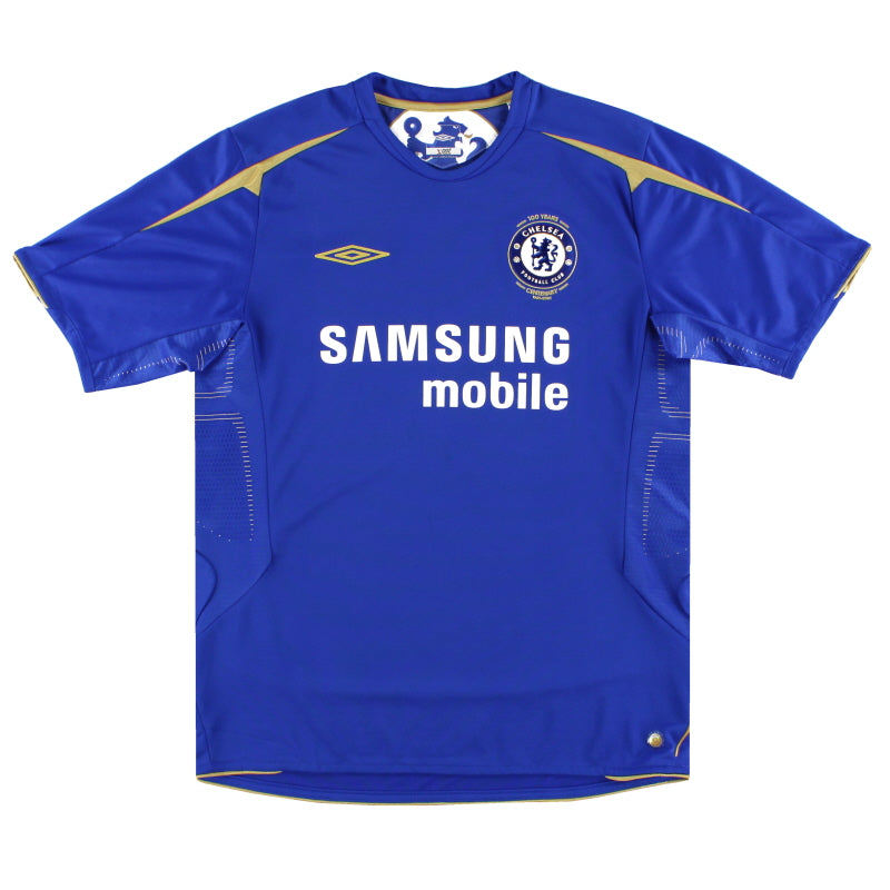 2005-06 Chelsea Umbro Centenary Heimtrikot XXL