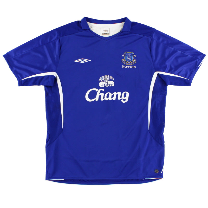 2005-06 Everton Umbro Heimtrikot Gr. Jungen